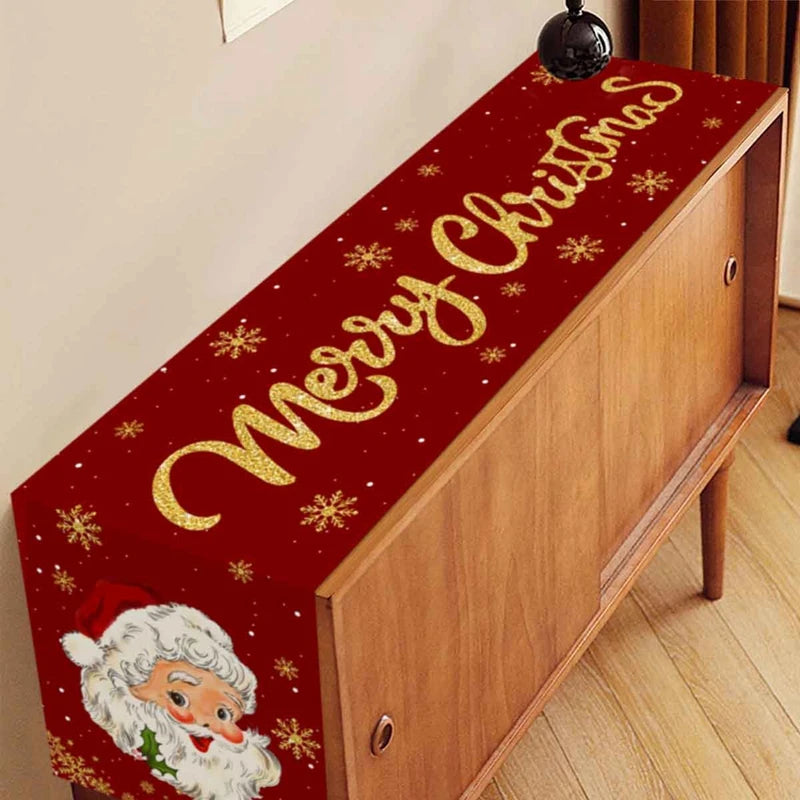 Christmas Table Runner Santa Claus