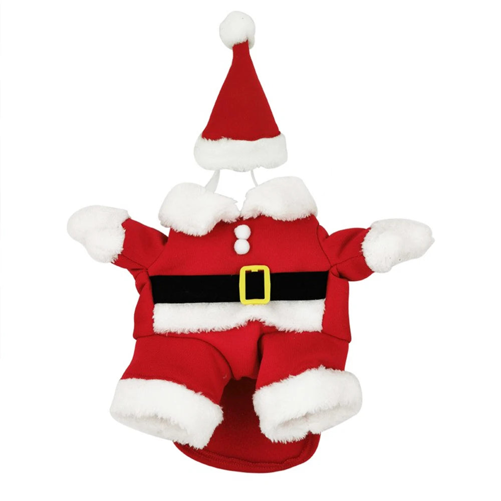 Christmas Pet Cute Santa Claus Festival Dress 