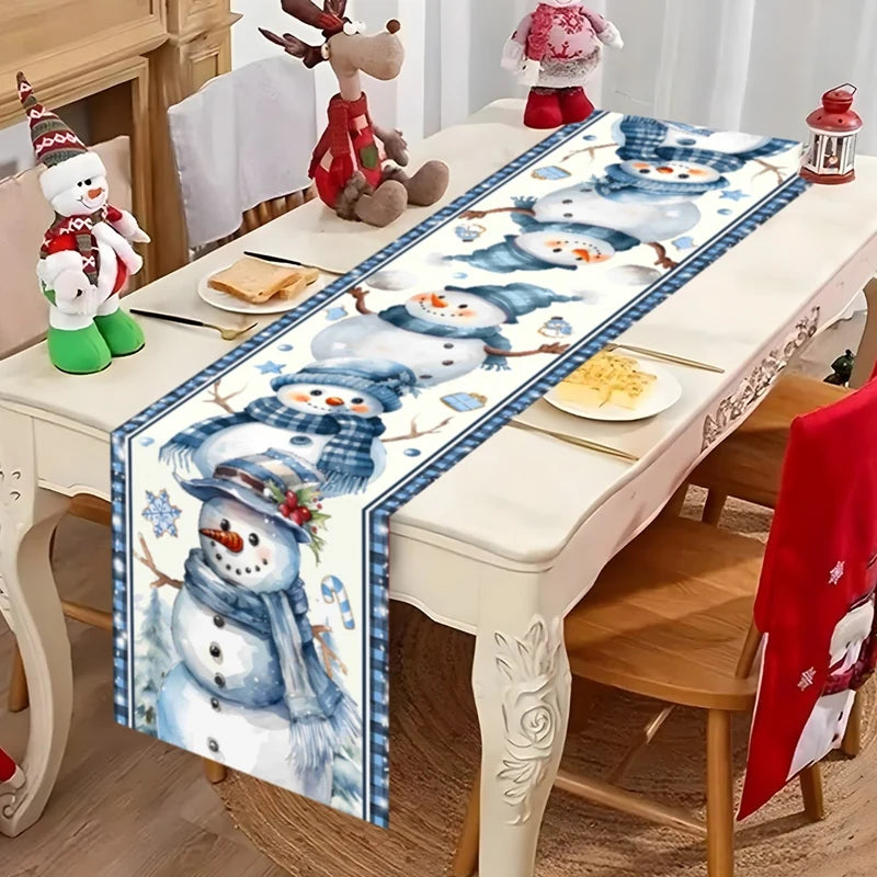 Christmas Table Runner Santa Claus