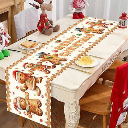 Christmas Table Runner Santa Claus