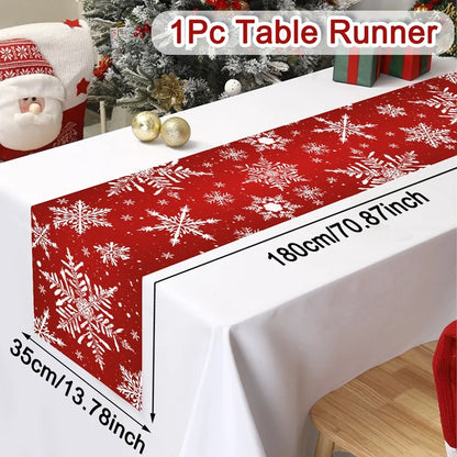 Christmas Table Runner Santa Claus