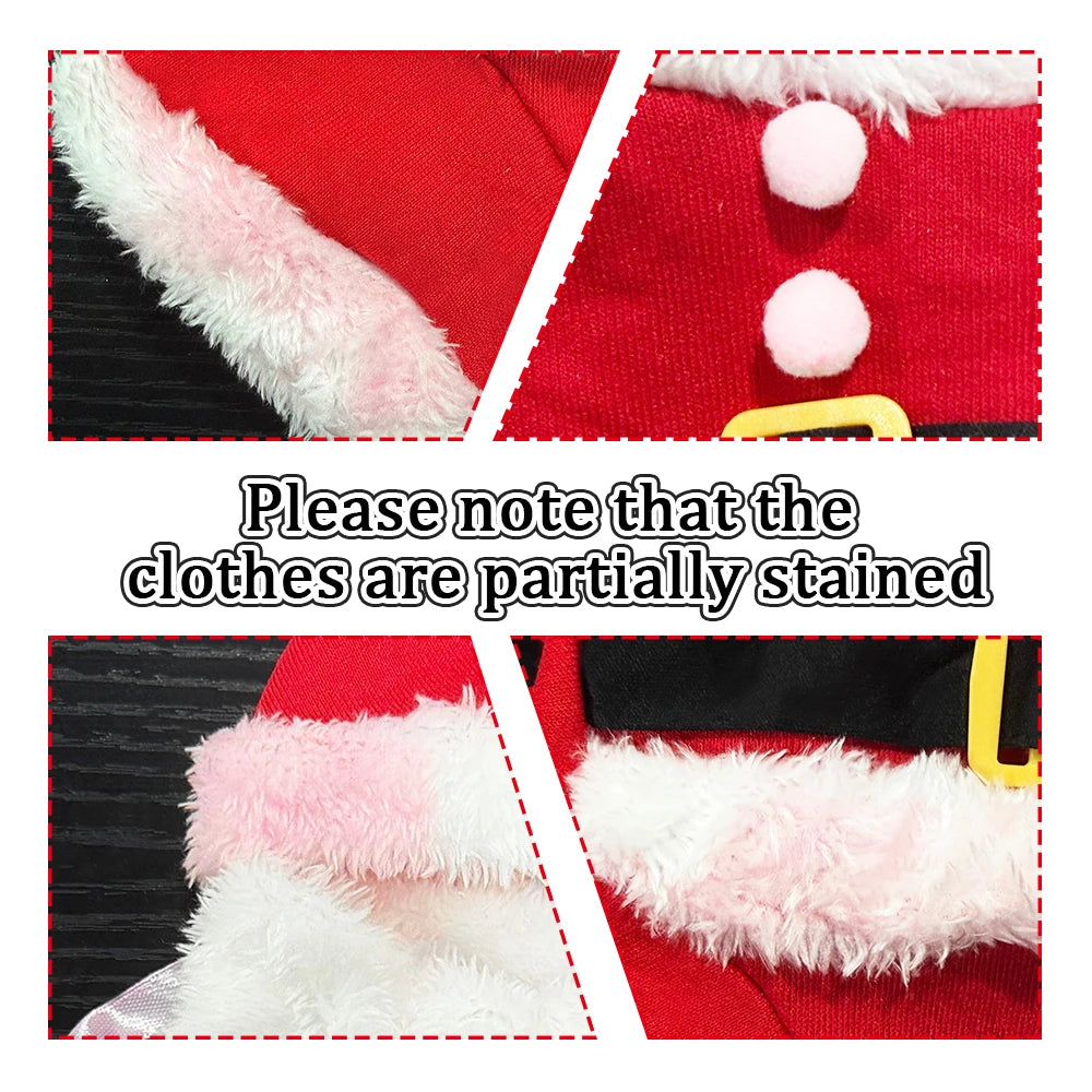 Christmas Pet Cute Santa Claus Festival Dress 