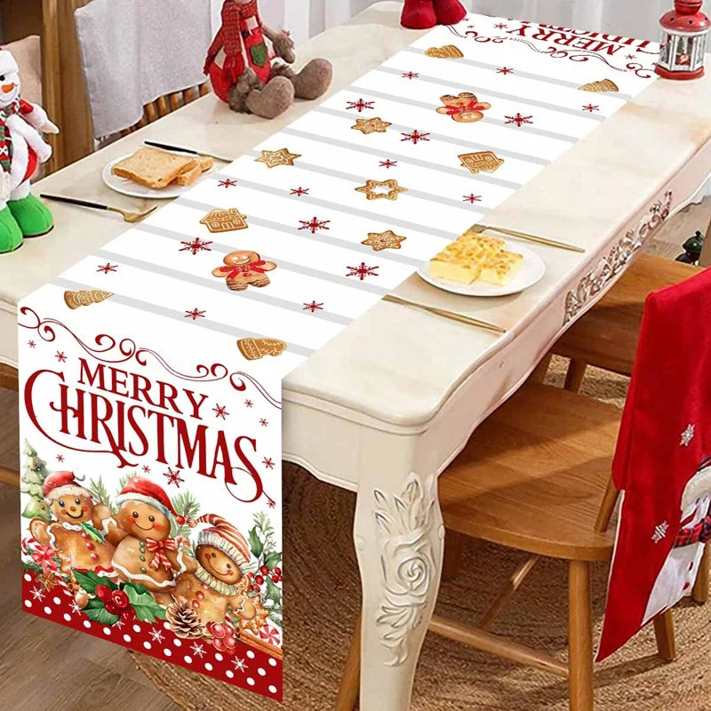 Christmas Table Runner Santa Claus