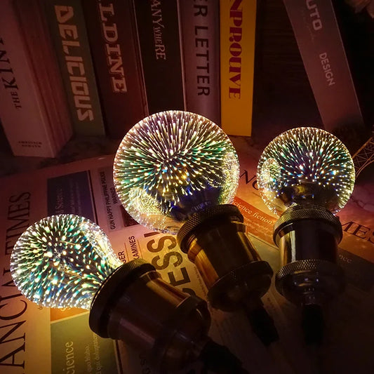  3D Decoration Edison Bulb - 2Pcs
