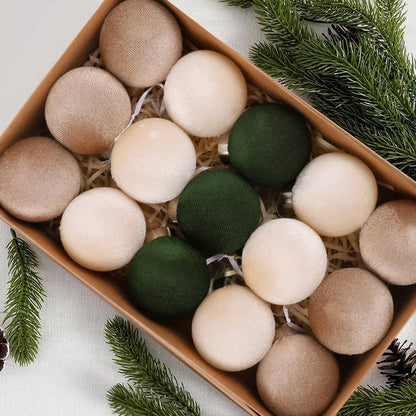  Velvet Christmas Tree Decoration Ball 