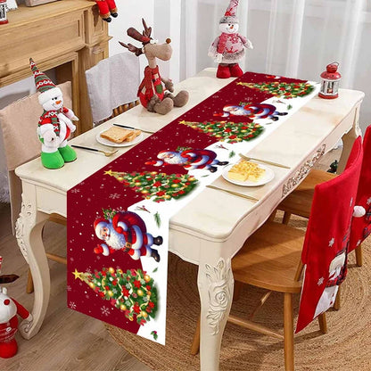 Christmas Table Runner Santa Claus