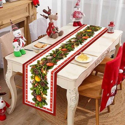 Christmas Table Runner Santa Claus