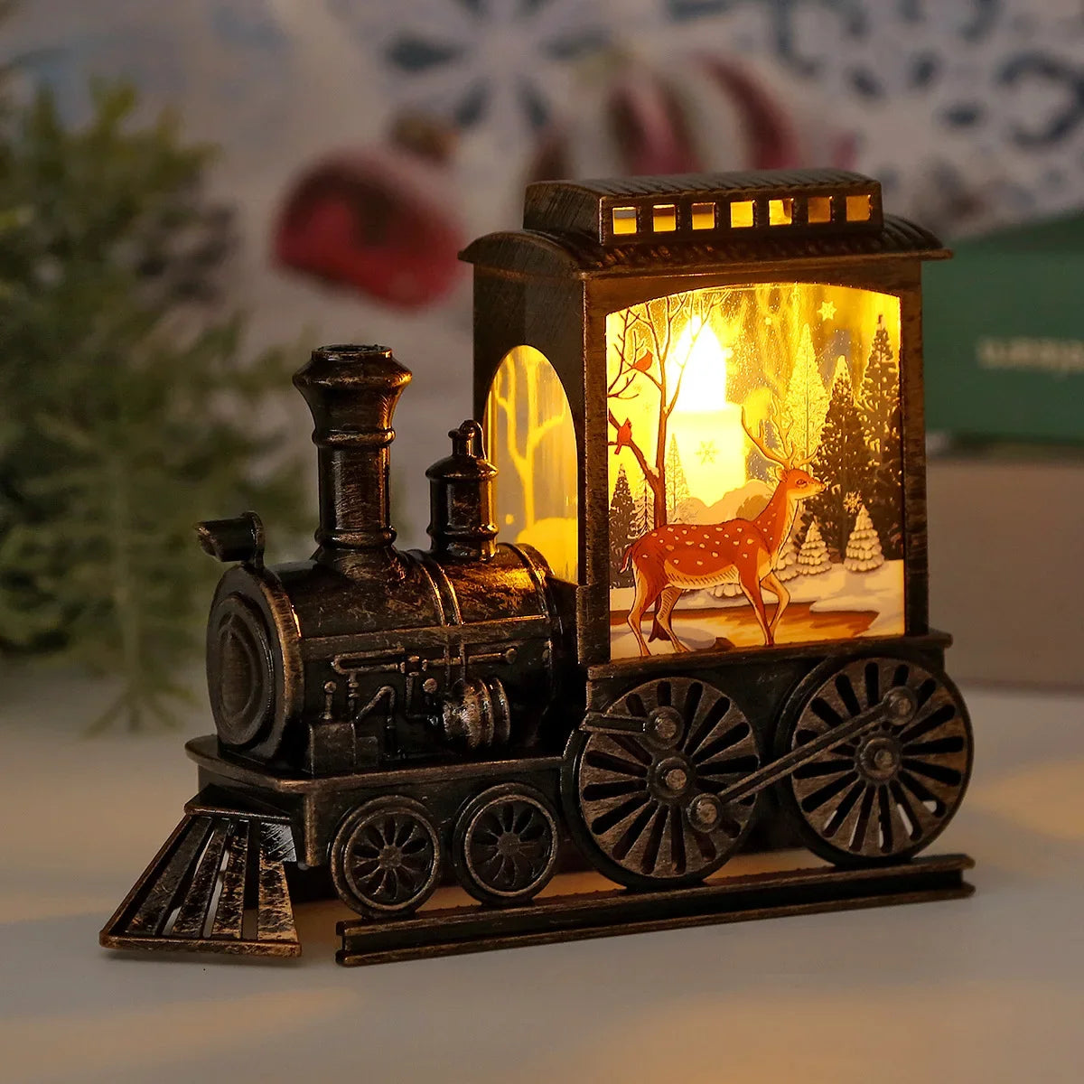 Christmas Train Lamp 