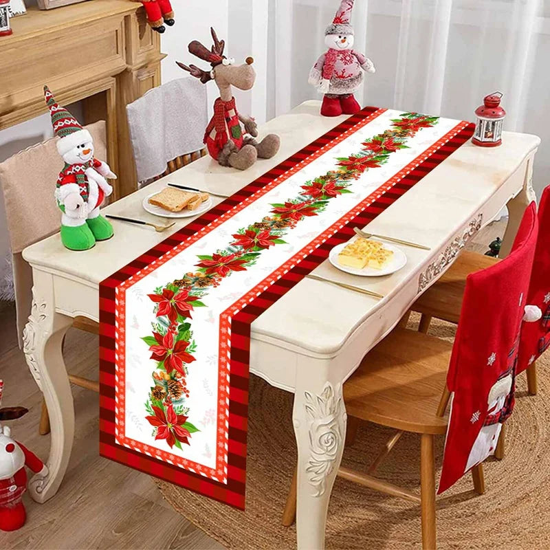 Christmas Table Runner Santa Claus
