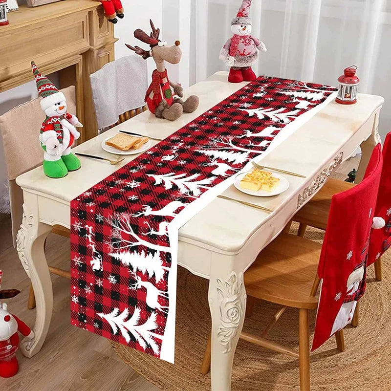 Christmas Table Runner Santa Claus