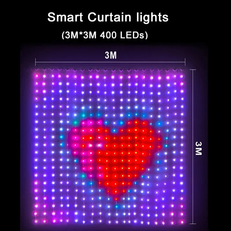 Led Smart Curtain Lights 