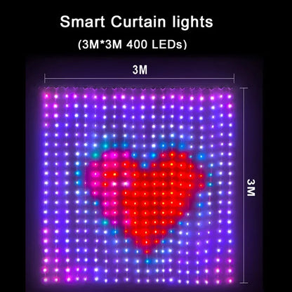Led Smart Curtain Lights 